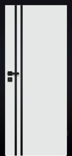 Dvere Sofia (1S/P, Bianco, sklo )